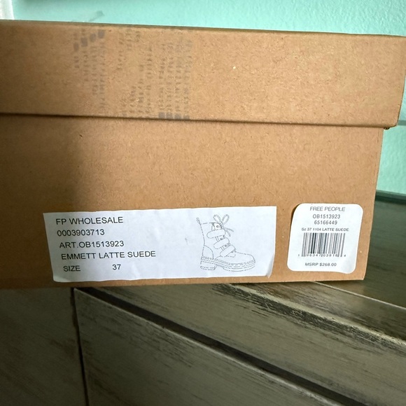 Free People Tan and Black High-Top Boots - Picture 8 of 8